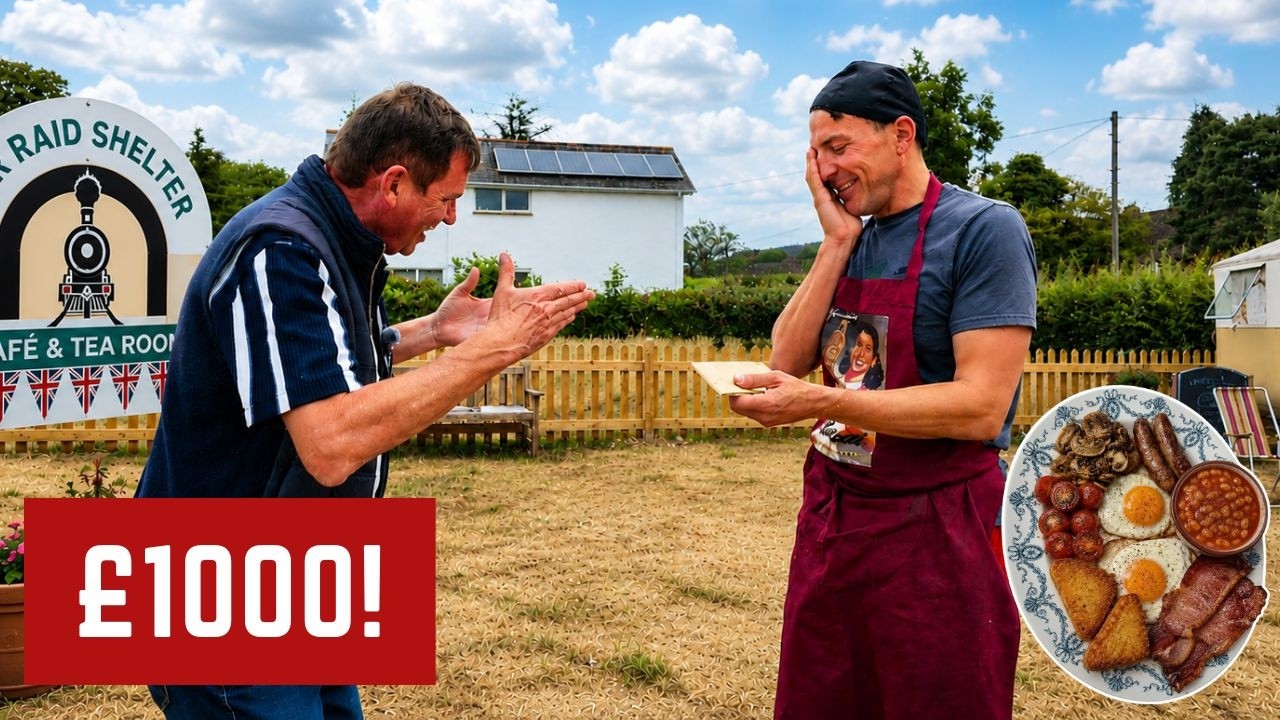 This Caf&eacute; Closed! I Gave The Owner &pound;1000! (Air Raid Shelter Cafe & Tearoom)