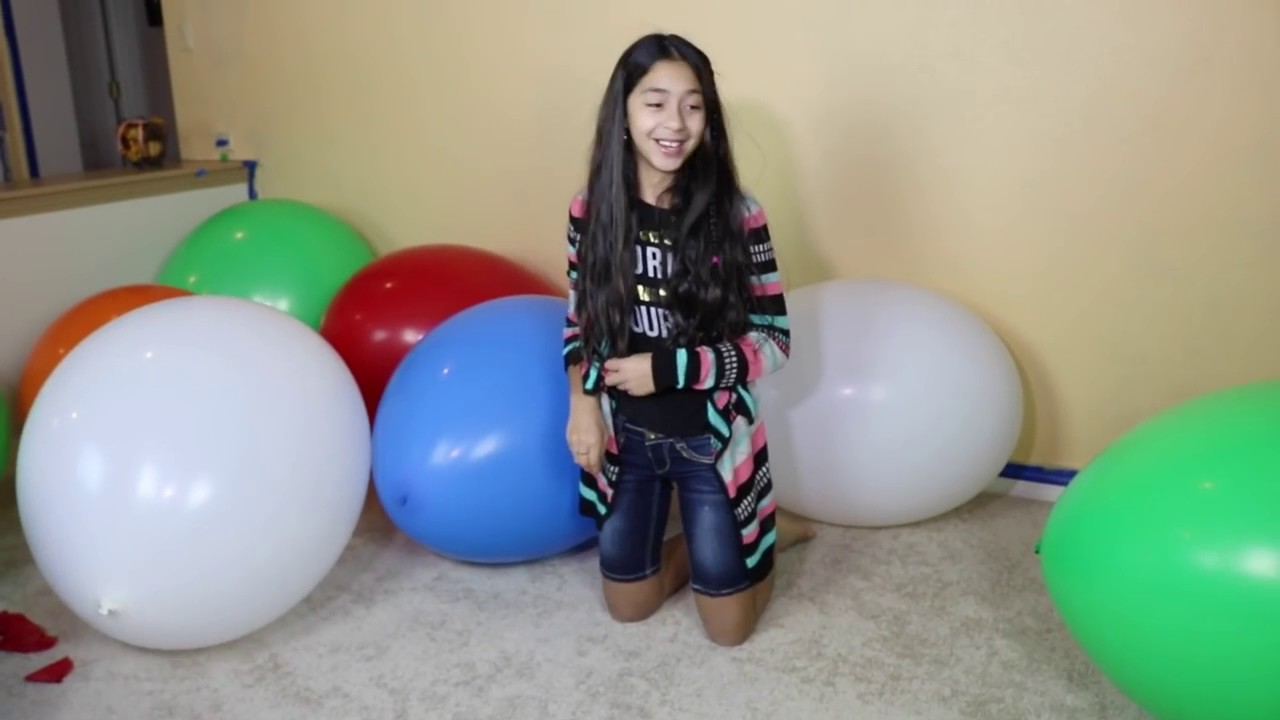 MEGA HUGE BALLOON POP Worlds Biggest Balloons|  B2cutecupcakes
