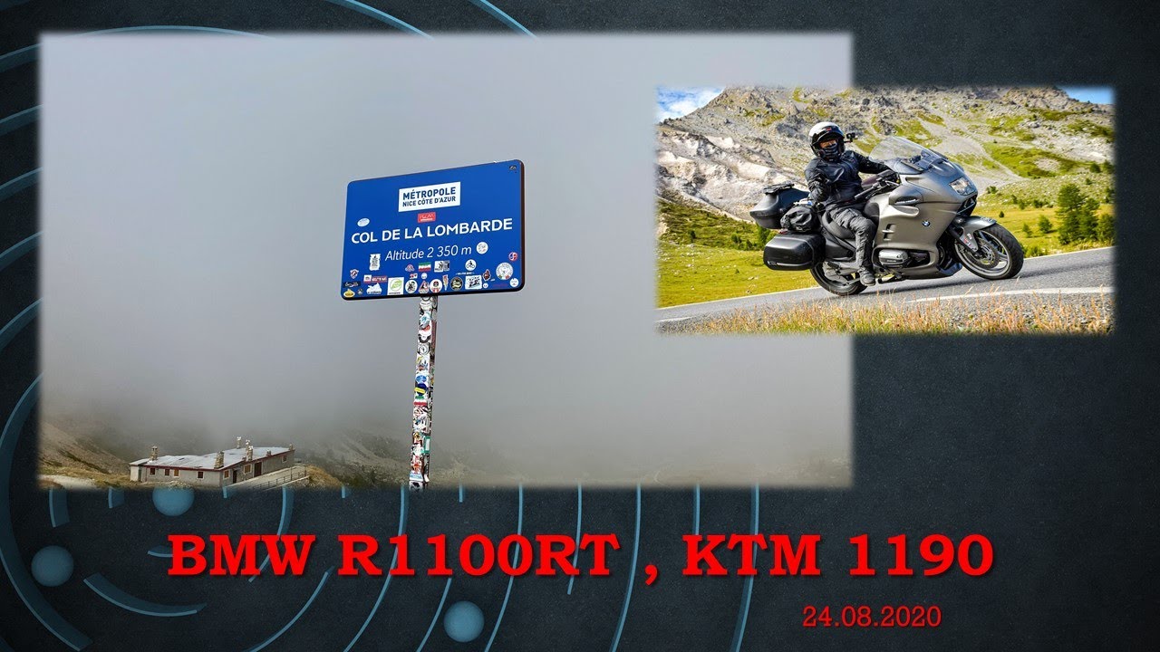 Col de la Lombarde , BMW R1100RT GoPro Fusion 360