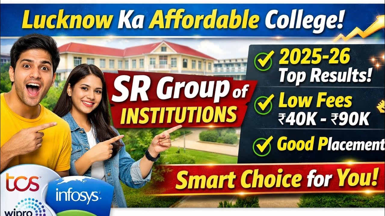 Best College in Lucknow? 🤔 SRGI Review 2025 | Padhai + Placement + Low Fees Truth