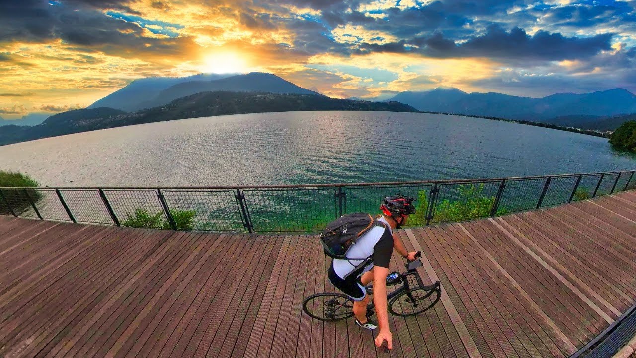 La Ciclabile più verde D'ITALIA! - Giro dei 2 Laghi di Levico e Caldonazzo