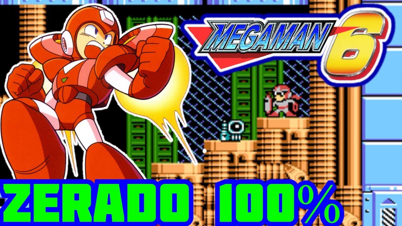 Mega Man 6 - ZERADO 100% - Mister X  no Nintendinho