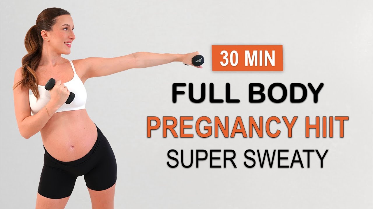 30 Min Pregnancy HIIT | All Standing | Calorie Burn + Full Body Toning | All Trimesters | No Repeat
