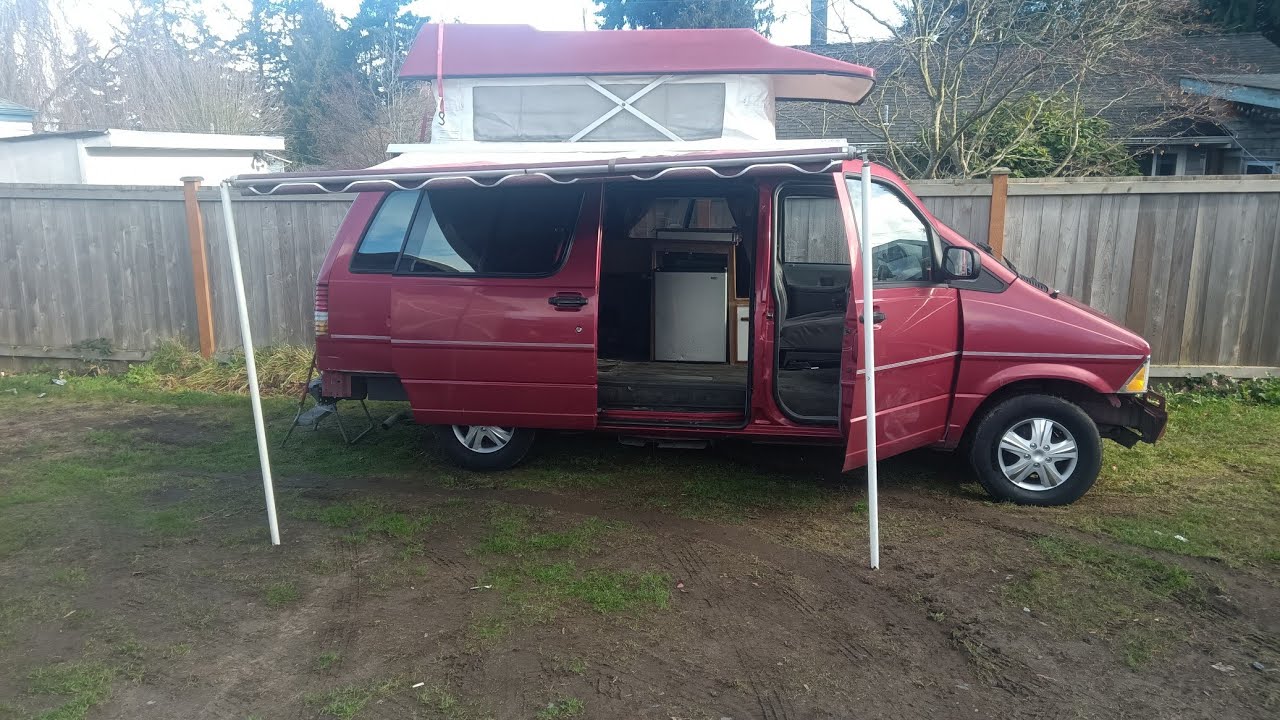 1992 Ford aerostar camper conversion
