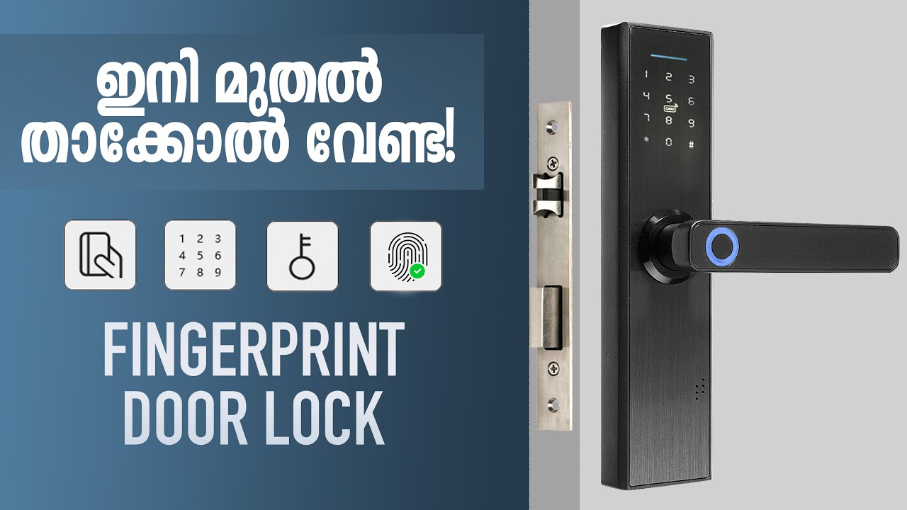 Budget Smart Door Lock ⚡️  Detailed Malayalam Review #PoliGadgets