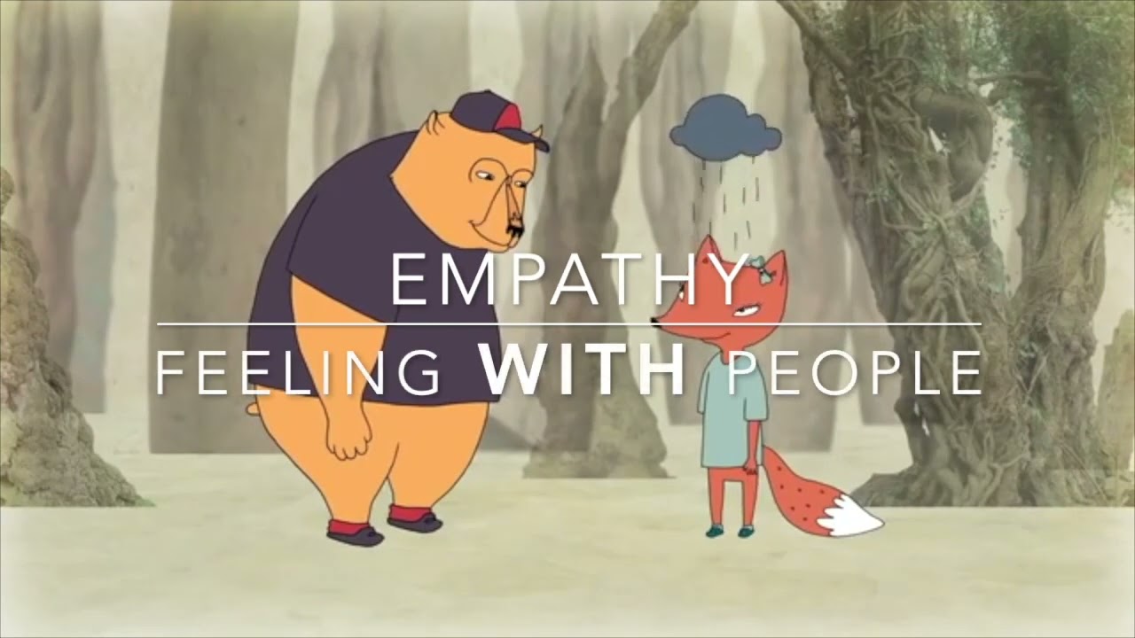 Brene Brown Empathy vrs  Sympathy Shortened Cartoon