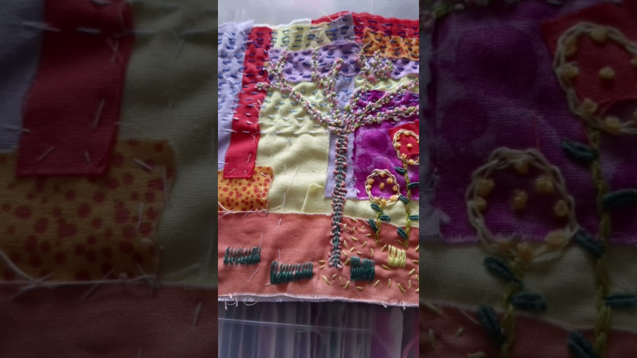 Sewingtube slow stitch Learning stitches 