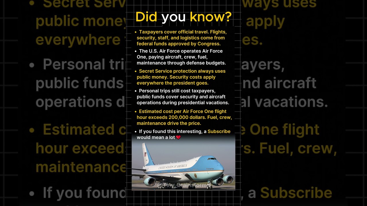 Who Pays For Presidential Travel