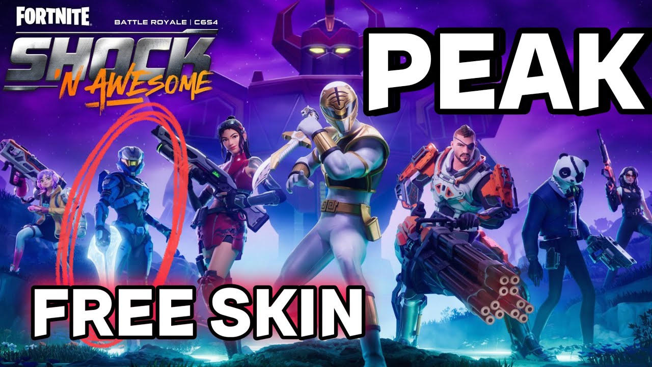 Fortnite SHOCK ‘N AWEsome BEST SEASON! FREE HALO SKIN FOR EVERYONE