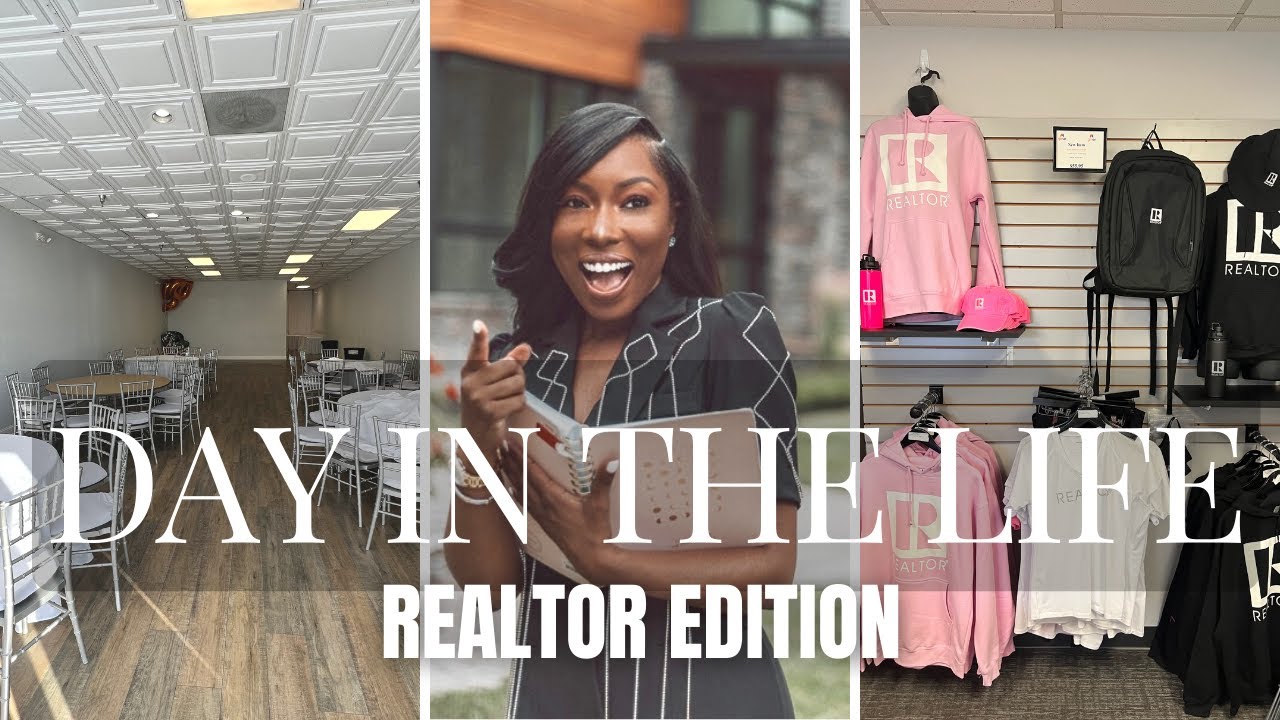 DAY IN THE LIFE OF A REAL ESTATE AGENT | NEW LISTING | EVENT SPACE SHOPPING | Life of a Realtor
