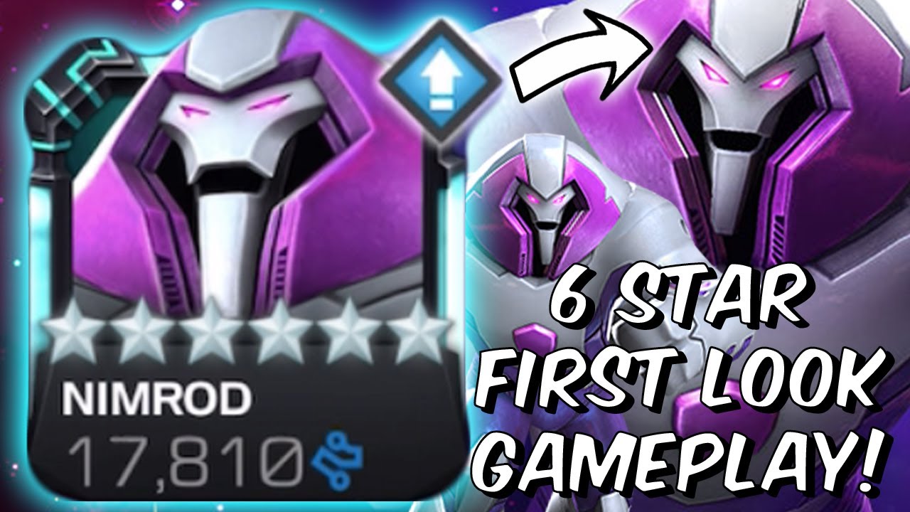 6 Star Nimrod First Look Gameplay! -  GOD TIER MUTANT DESTROYER?!? - Marvel Contest of Champios
