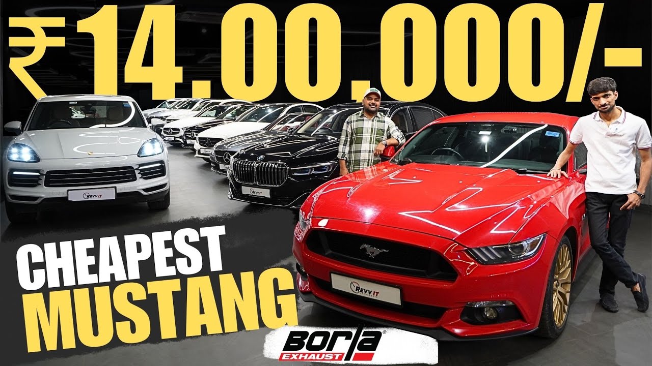 Biggest SALE On MUSTANG GT 🔥 CHEAPEST PRICE LESS DRIVEN CARS AT Revv it Autosports