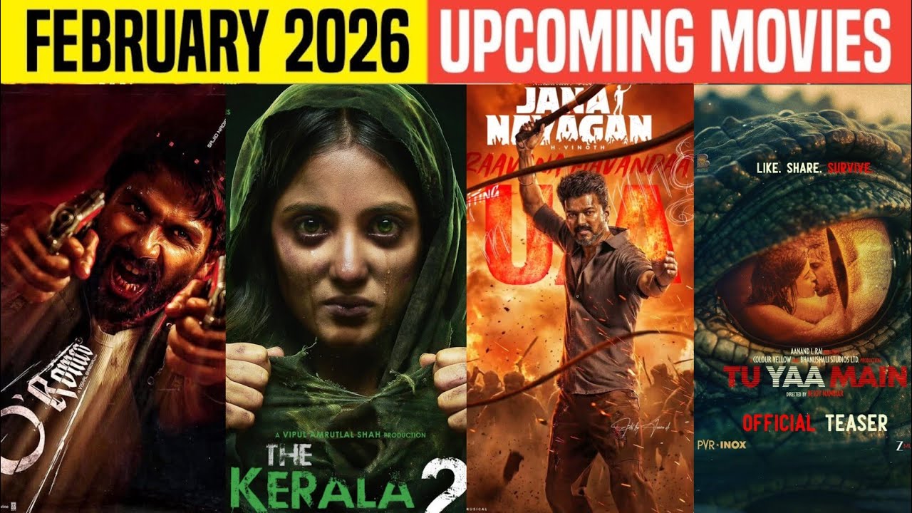 Top 10 Upcoming Movies In February 2026 In Hindi | Upcoming Bollywood & South Indian Films Feb 2026