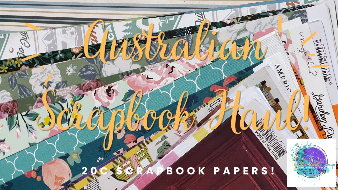 Haul Video- 20c Sale Scrapbook Papers !