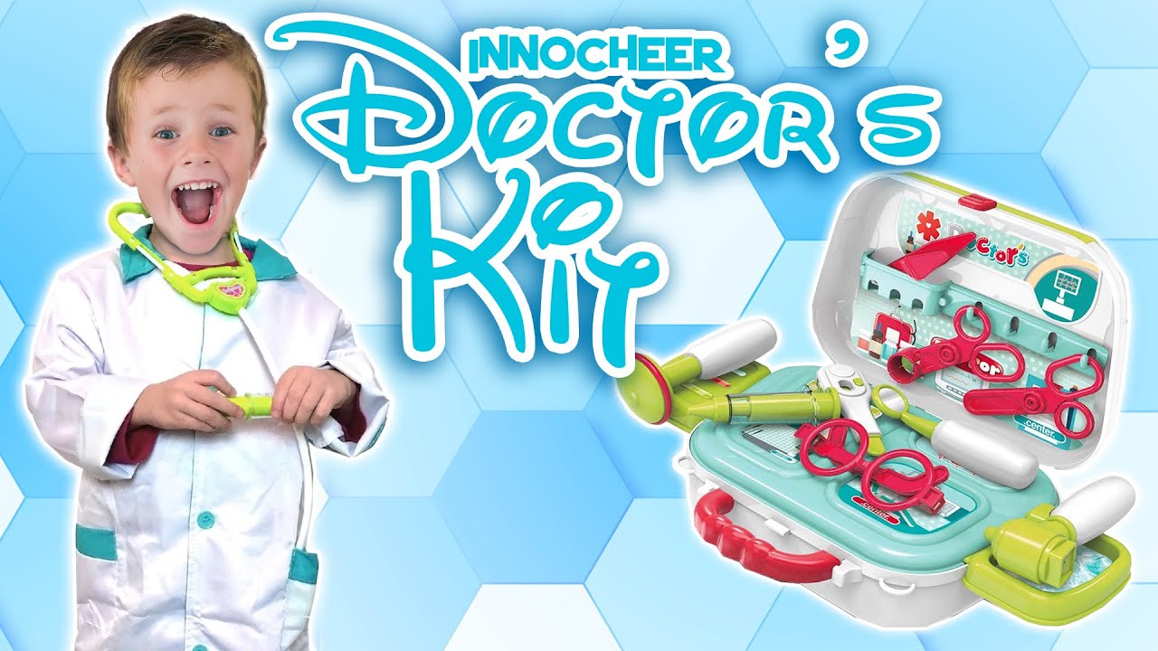 Doctor Pretend Play | Innocher's Doctor Playset with Mini Doctor Tools | FamilyPopTV