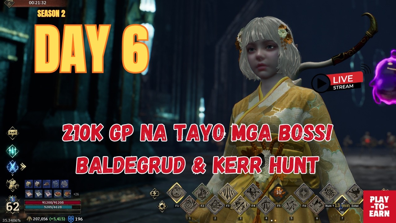 Legend of Ymir Season 2 Day 6 210K GP na tayo mga boss! | Baldegrud & Kerr Hunt