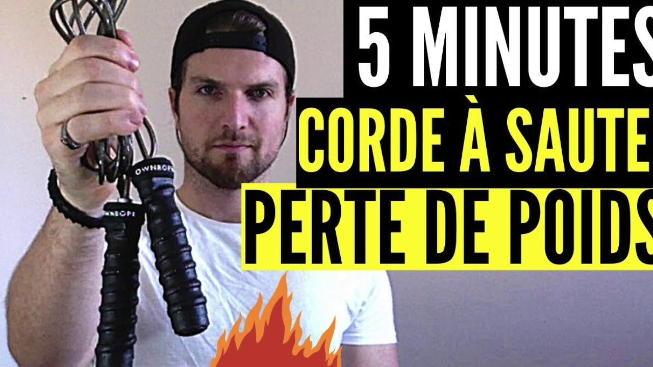 5 MIN CORDE A SAUTER POUR PERDRE DU POIDS