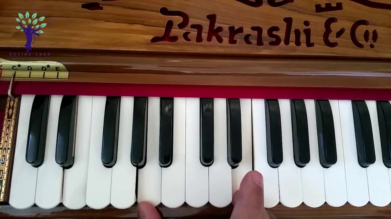 Harmonium Tutorials on Vaishnav Bhajans Sa1 Hare Krishna Catchy Mayapur Tune Badahari Das Tune