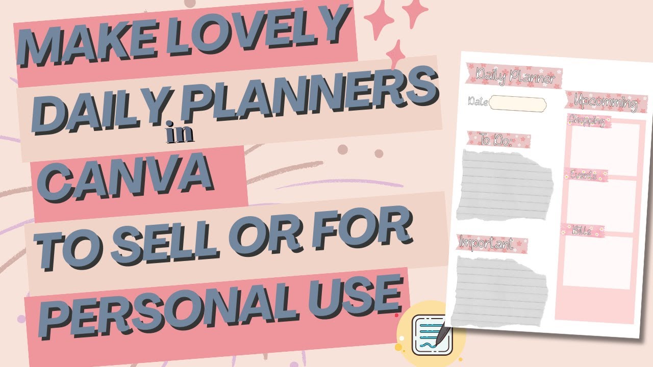 Easily Make Gorgeous Daily Planners for Personal or Commercial Use