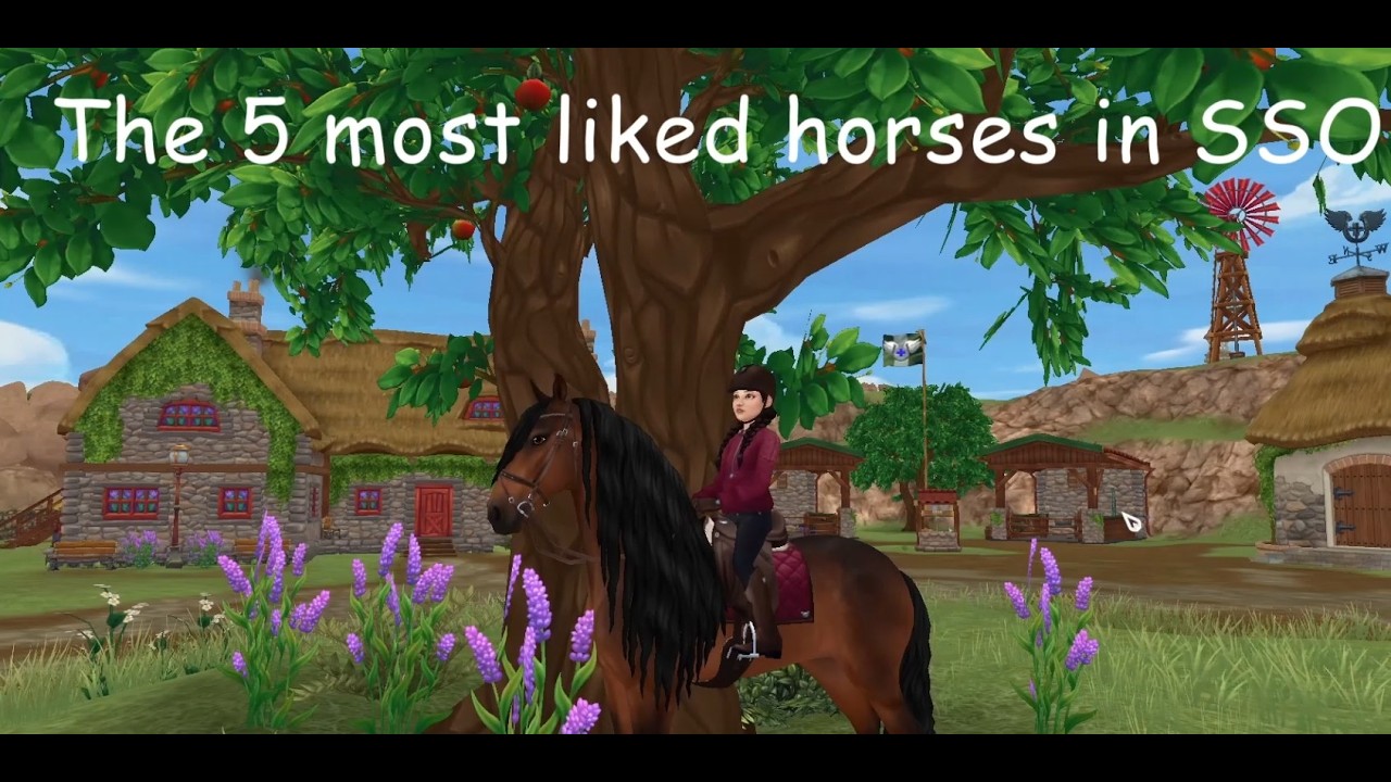 Top 5 most liked horses in Star Stable Online