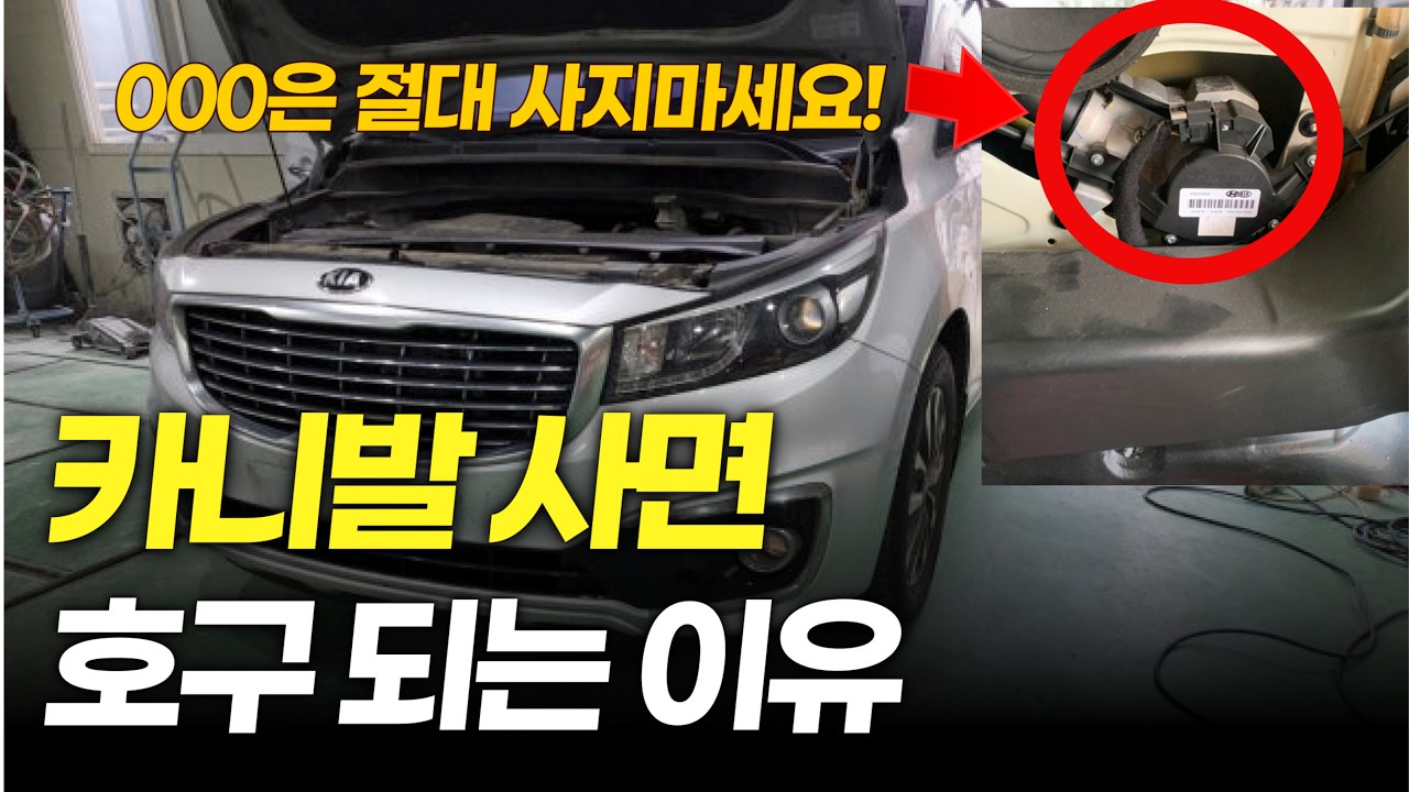 카니발 사면 호구되는 이유 (feat.중고카니발 고질병과 사지말아야할 이유)