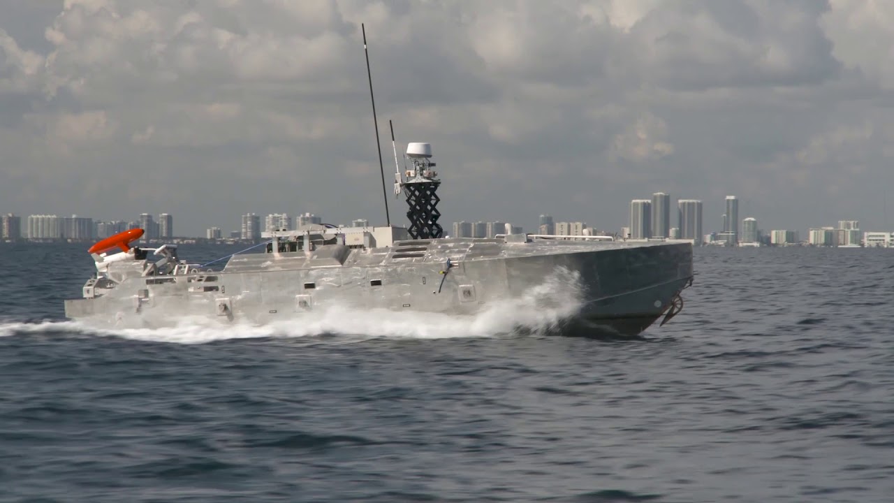 Ship-to-Shore Connector and Common Unmanned Surface Vehicle (CUSV®) Footage