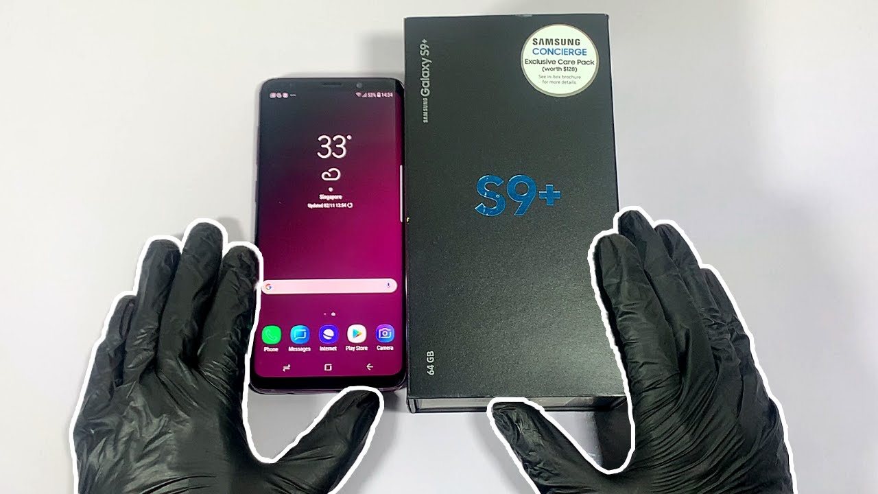 Samsung Galaxy S9 Plus Unboxing & Gameplay