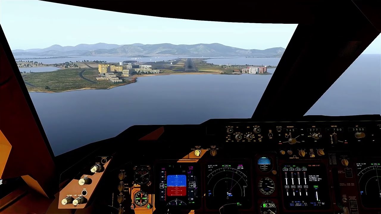 Sparky 747-400 Landing to Princess Juliana International Airport