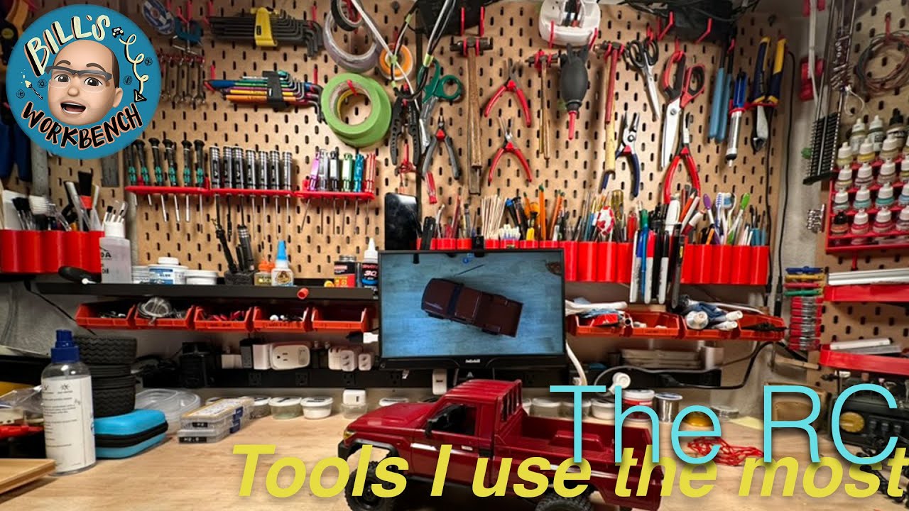 Tools I use to build and repair my RC Cars and Crawlers