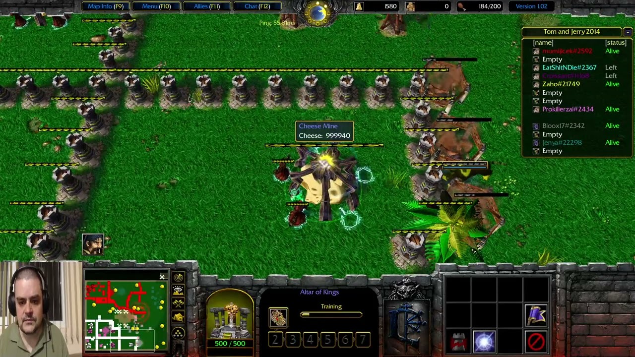 Warcraft 3 Tom and jerry - Mouse gameplay