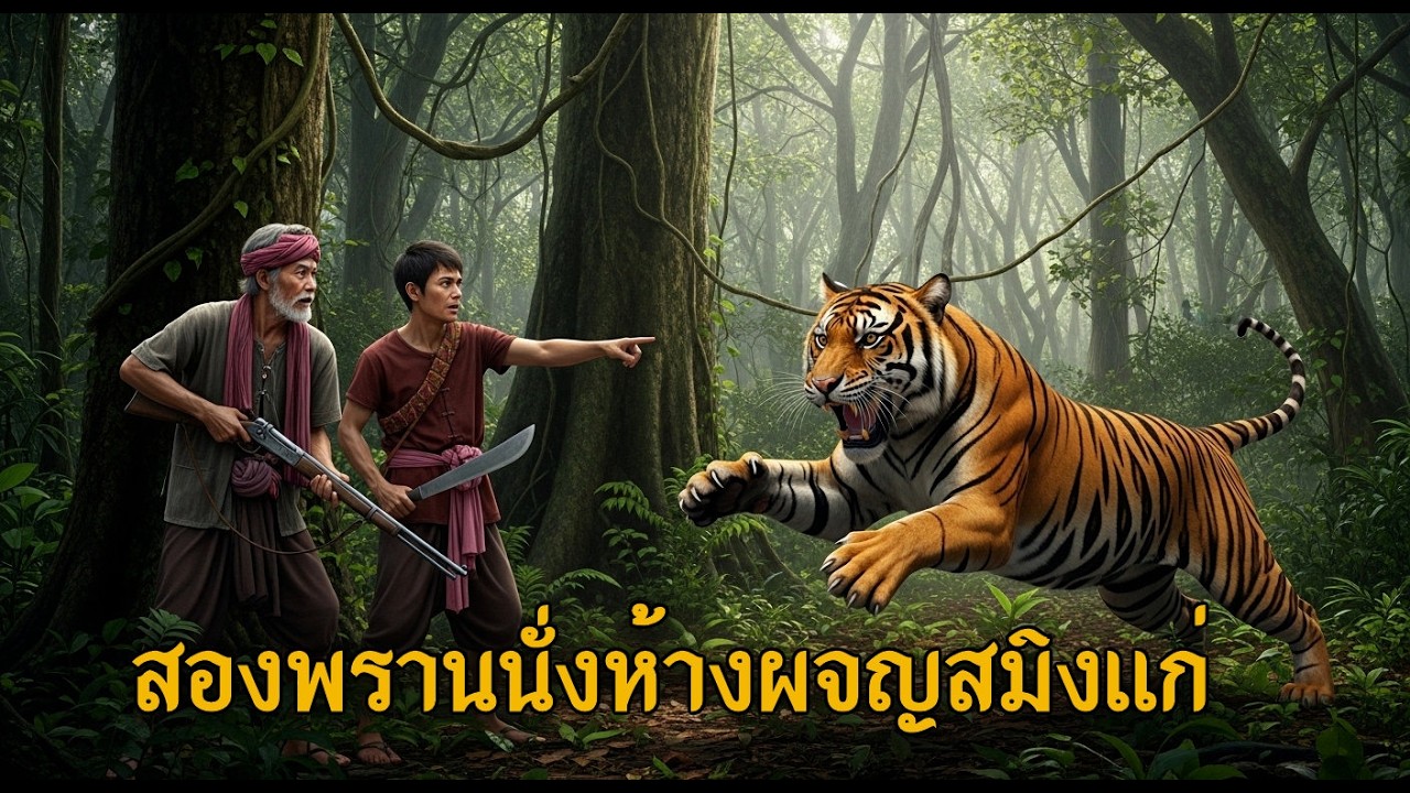 สองพรานนั่งห้างผจญสมิงแก่