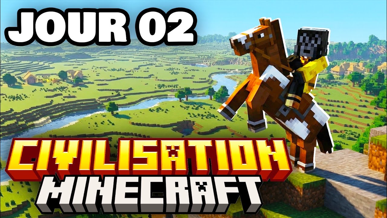 Ce MONDE est MAGNIFIQUE en CIVILISATION MINECRAFT (Civilisation Minecraft PostApo - Jour 2)