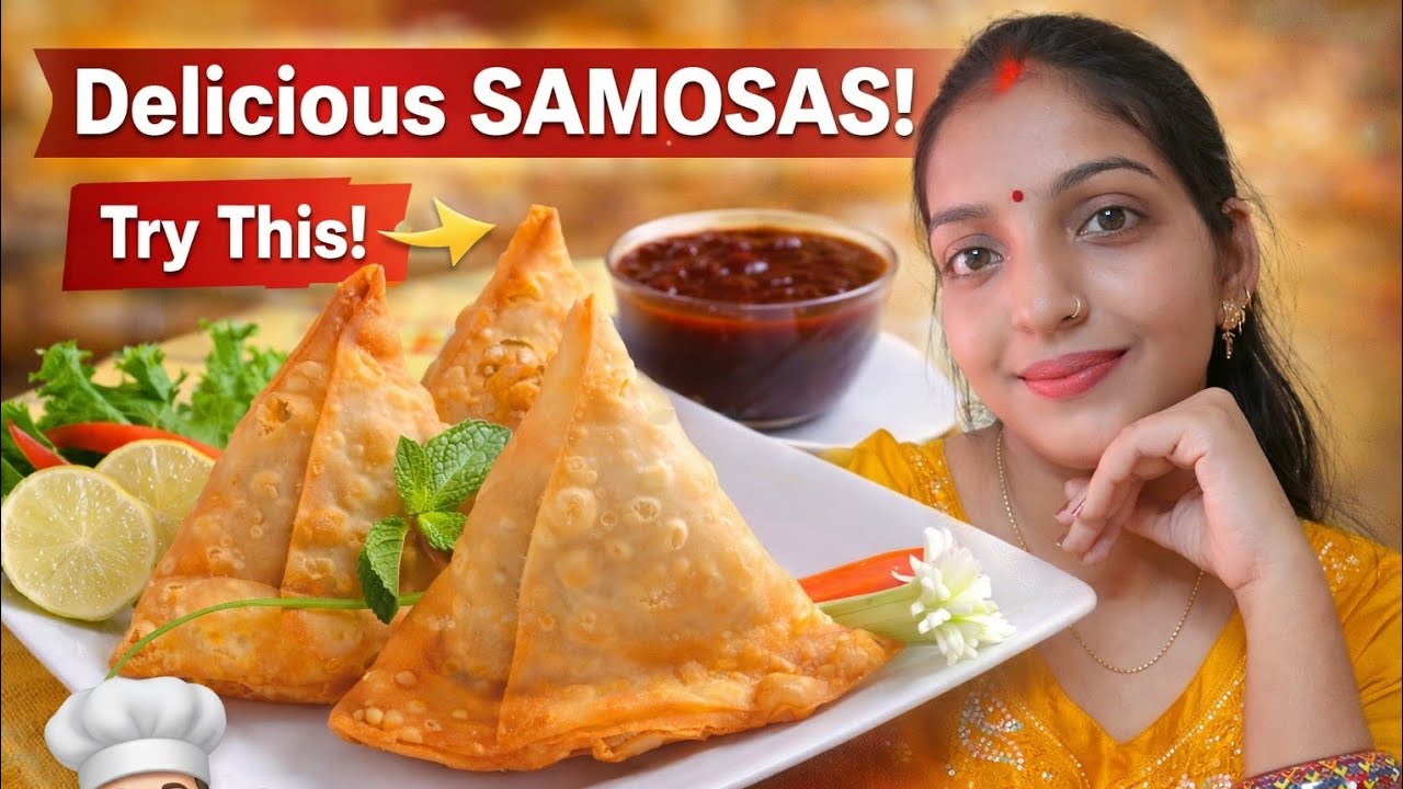 हलवाई जैसे खस्ता समोसे अब घर पर! बाज़ार जैसे समोसे बनाने का सबसे आसान तरीका | Samosa Recipe Hindi