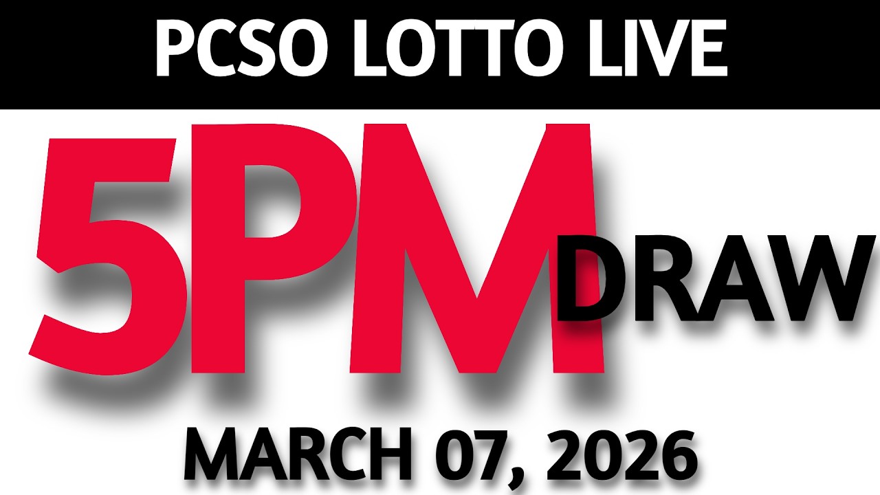 Lotto Result Today 5pm Draw March 07, 2026 Swertres Ez2  PCSO LIVE