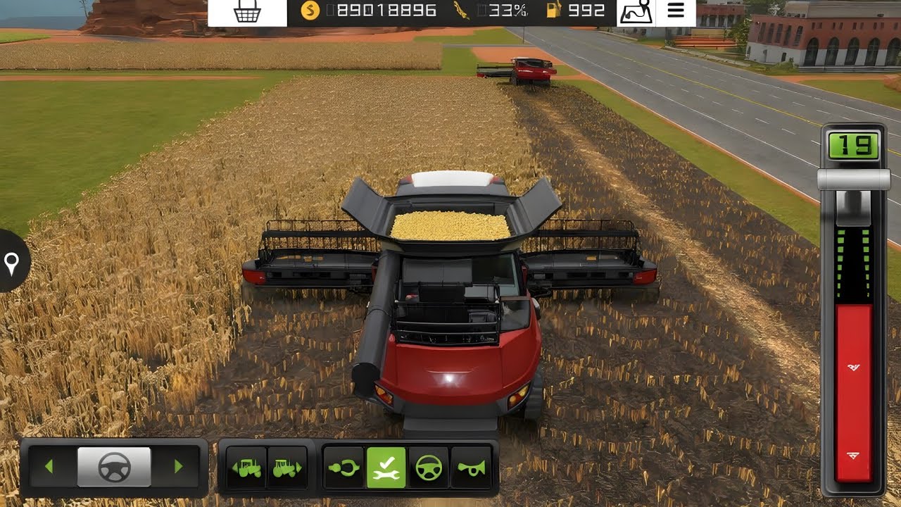 Комбайн с полным баком топлива в FS18 😍 | Farming Simulator 18 | Таймлапс многопользовательской игры