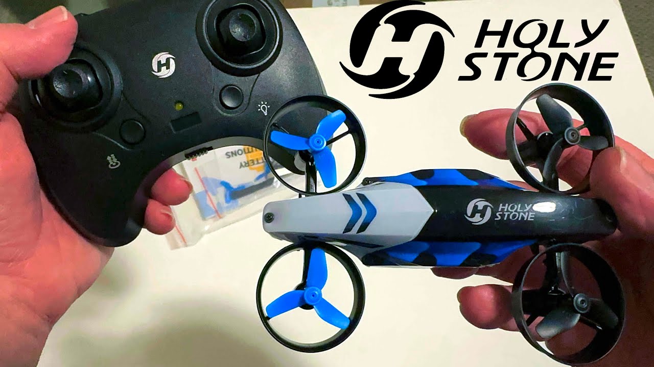 Обзор и испытательный полет мини-дрона Holy Stone HS210T для детей