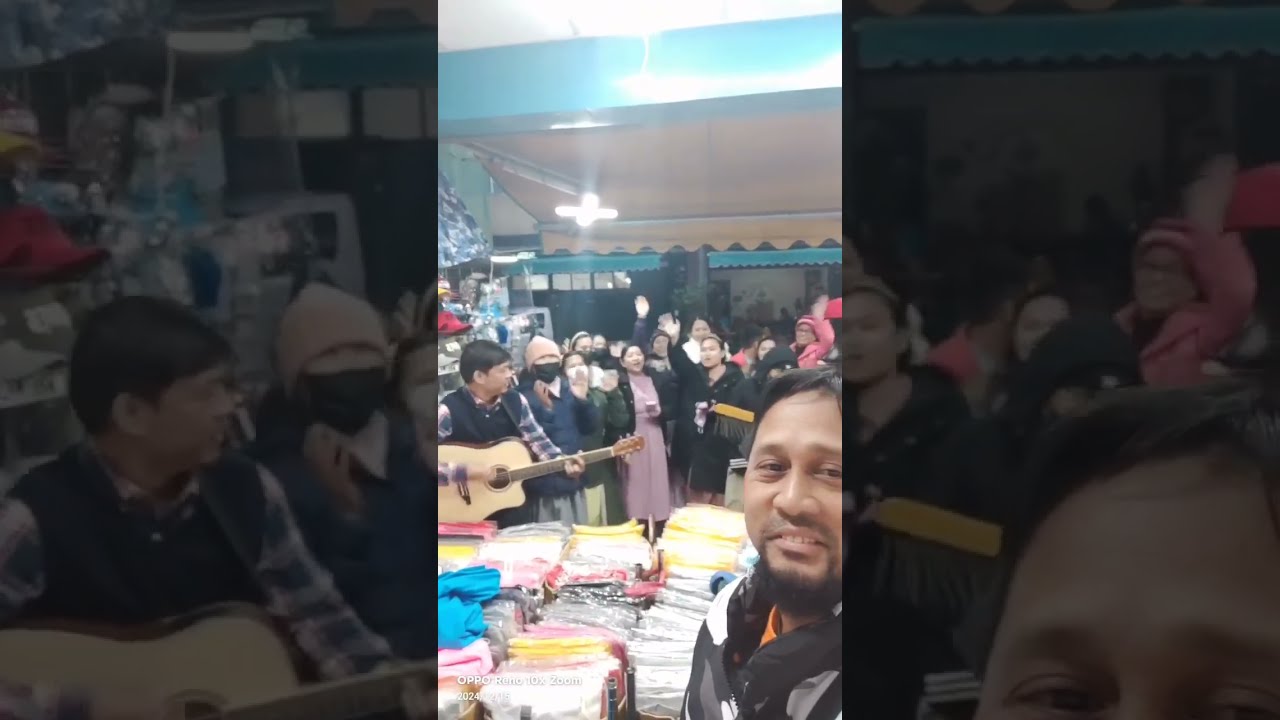 Christmas caroling sa Taiwan