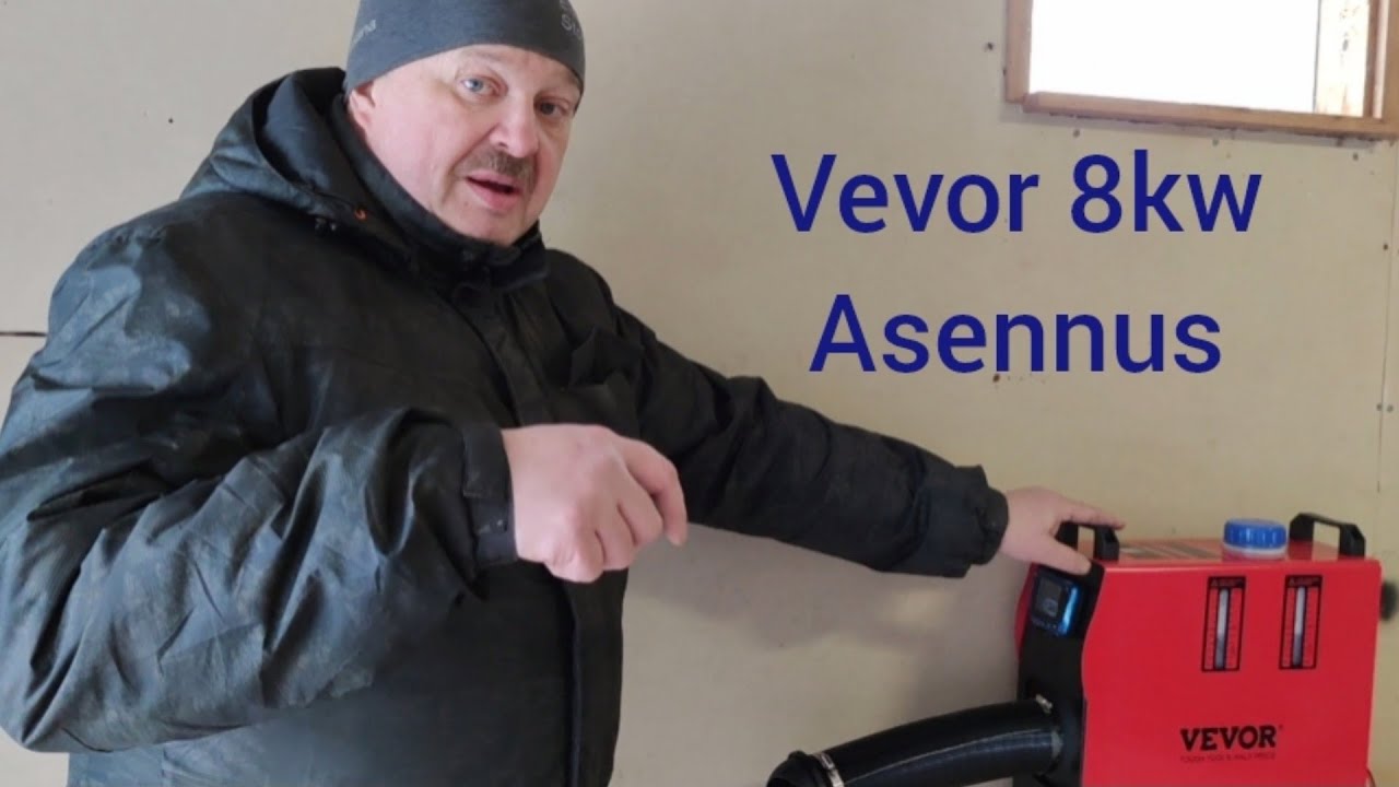 VEVOR ZM8005 Diesel Ilmalämmitin Asennus ja Käyttöönotto  #vevor #dieselheater #finland #unboxing