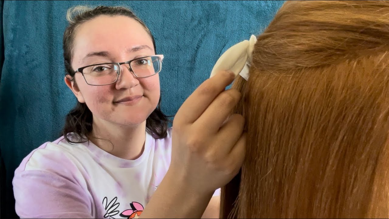 ASMR // Girl at The Back of The Class Plays with Your Hair 🎀