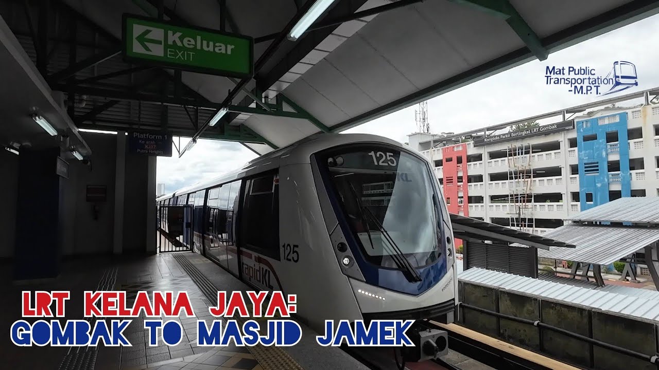 Suburban to City | LRT Kelana Jaya Line | Gombak to Masjid Jamek | 17/01/2025
