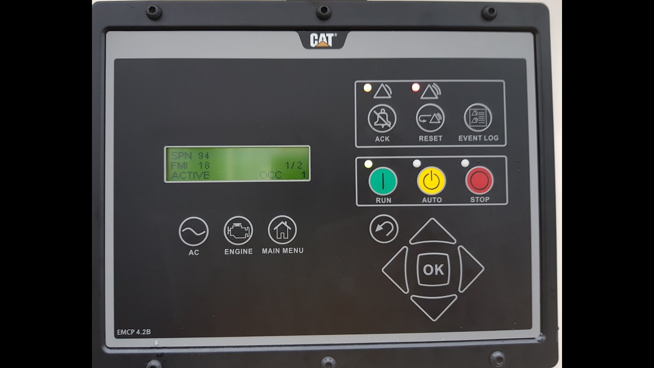 Cara Belajar Memakai Control Panel EMCP 4.2B pada Genset Caterpillar