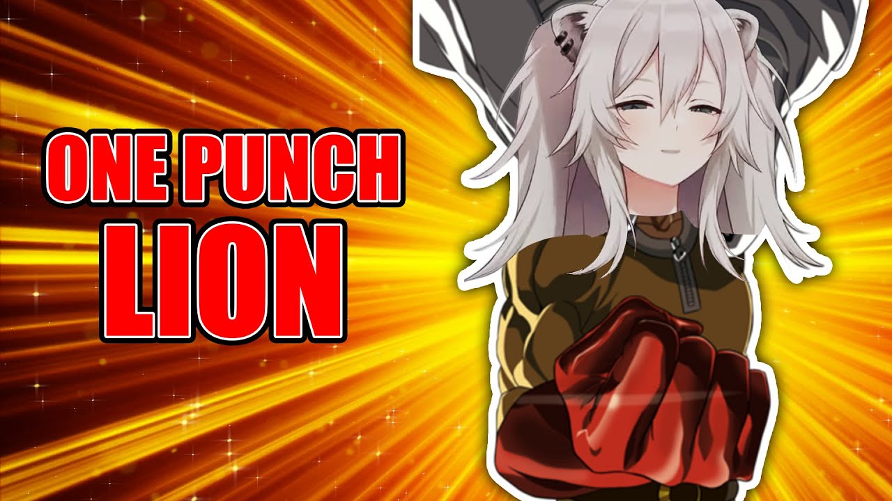 One Punch Lion Doesn't need to Shoot in a FPS Game 【Hololive English Sub】