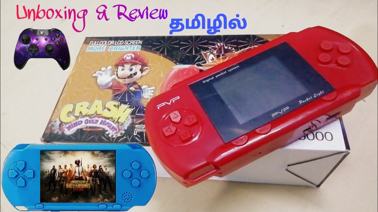 Распаковка и обзор игровой консоли PVP на тамильском языке | Распаковка и обзор PVP Station light...