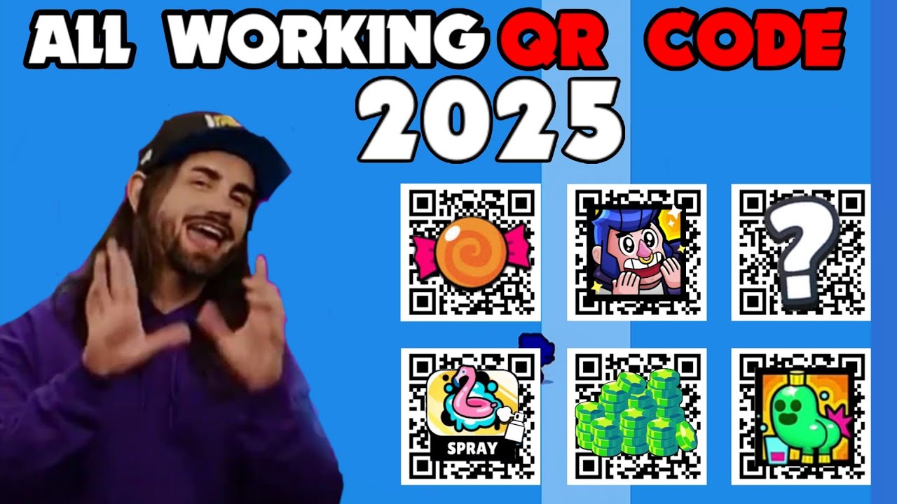 ALL WORKING QR CODE 2025 🎁 - BRAWL STARS FREE QR CODE