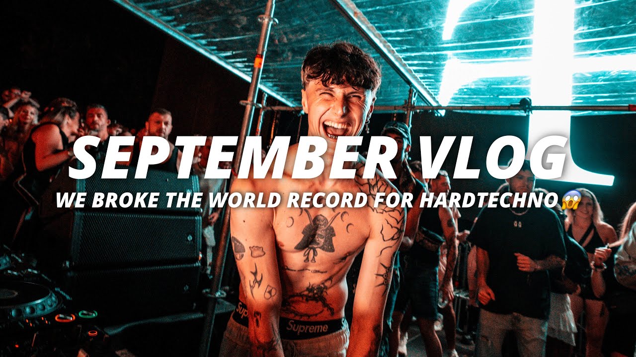 WE BROKE THE WORLD RECORD FOR HARDTECHNO 😱 | VLOGTASM#8