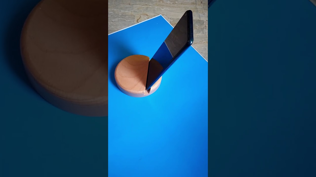 Wooden Mobile Stand - Corporate Gift - Mobile Stand + Paper Weight