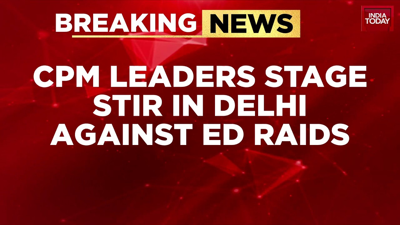 Breaking: ED Raids Pinarayi Vijayan, Left Workers Injure Officials As Protests Spill Over To Delhi