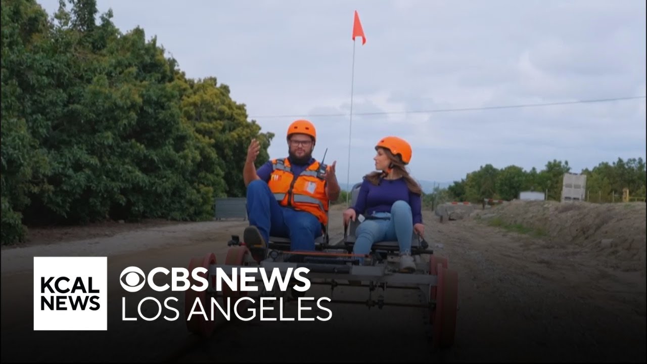 Exploring Santa Paula on a rail bike | Let's Go Places