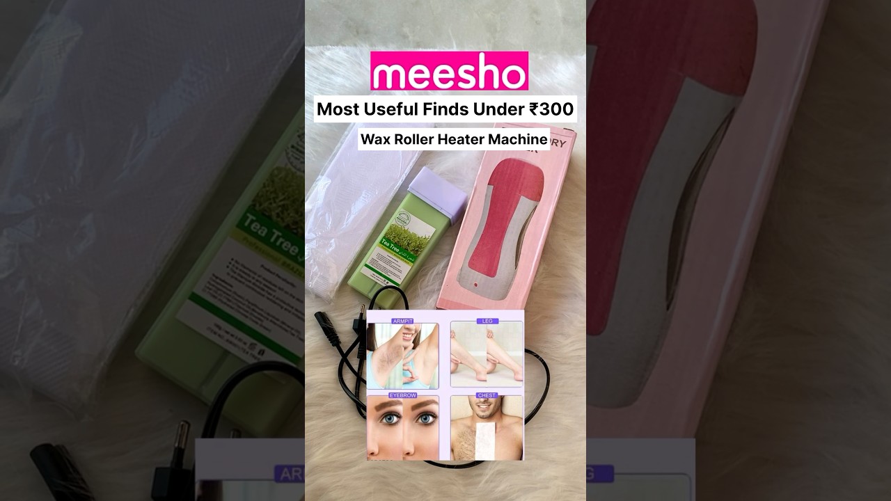 Wax Roller Machine From MEESHO #meesho #shorts #wax