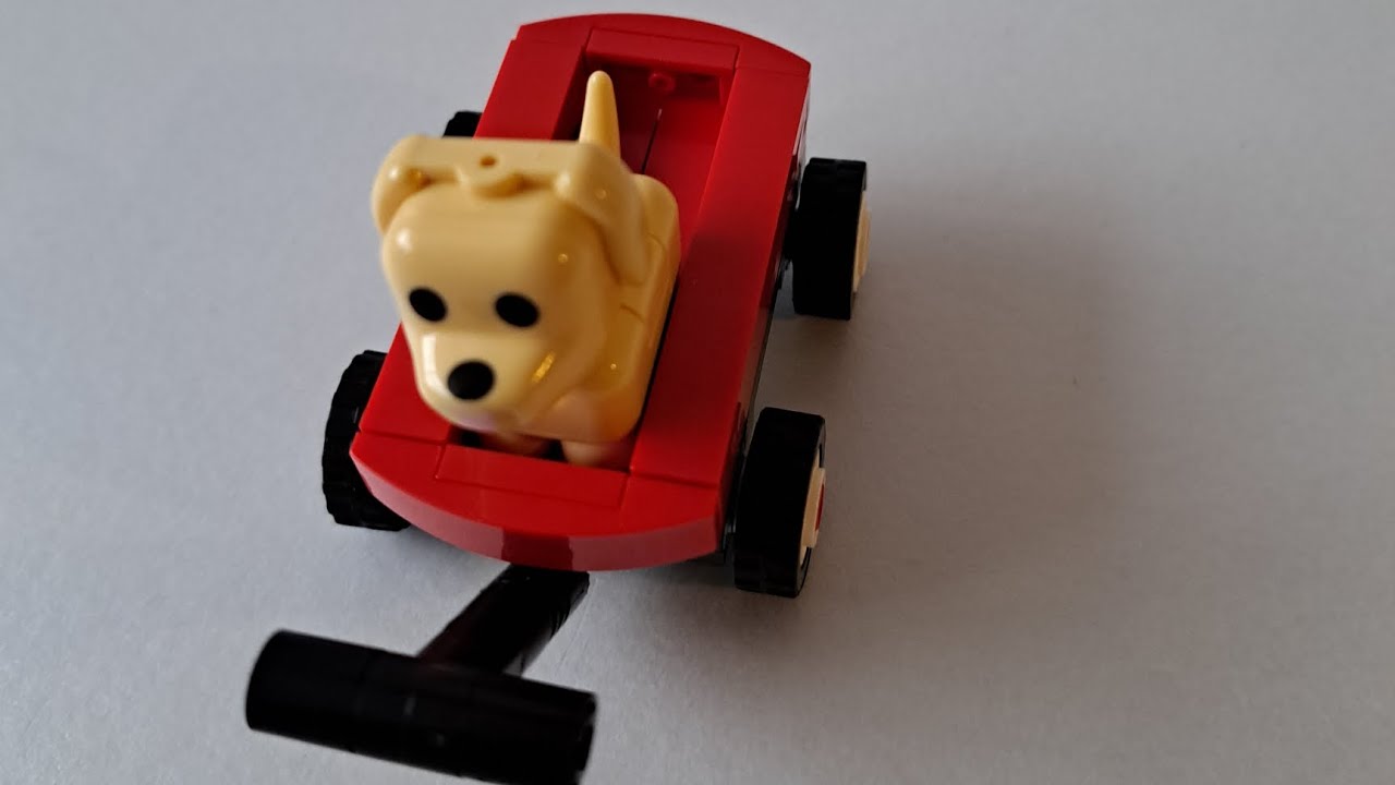 BLDR Adopt Me Dog & Red Wagon Stroller Build 